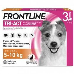 Frontline TRI-ACT Dogs 5-10 kg 3 pipettes 3661103071211