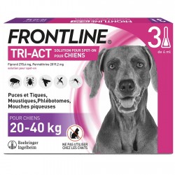 Frontline TRI-ACT Chiens 20-40 kg 3 Pipettes