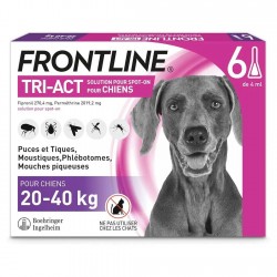 Frontline TRI-ACT Chiens 20-40 kg 6 Pipettes