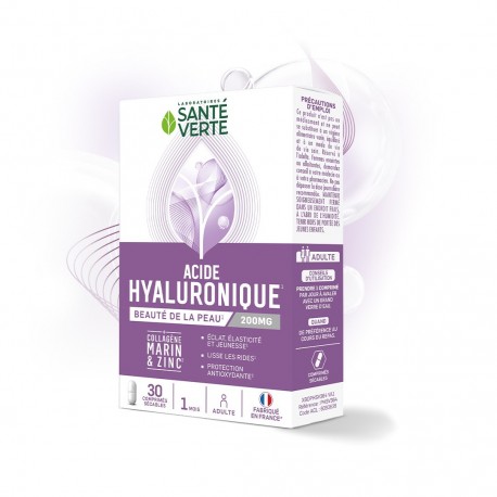 Santé Verte Hyaluronic Acid 200 mg 30 Tablets 3700695220642