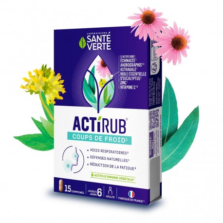 Santé Verte Actirub Comprimés 5060072732501