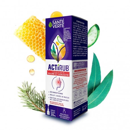 Santé Verte Actirub Nasal Spray 20 ml 3700695221229