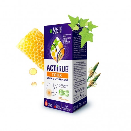 Santé Verte Actirub Toux Sèche et Grasse 150 ml 3700695221021