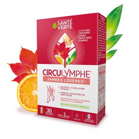 Santé Verte Circulymphe 30 Comprimés 5060072733799
