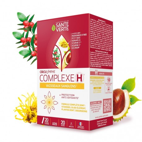 Santé Verte Circulymphe Complex H 20 Sticks 3700695220680