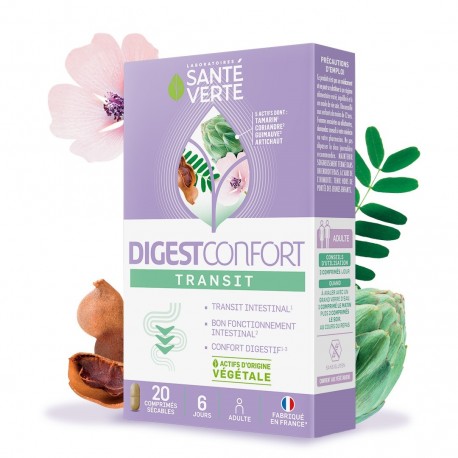Santé Verte DigestConfort Transit 20 Comprimés 3700695202112