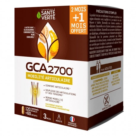 Santé Verte GCA 2700 180 Comprimés 3700695220086