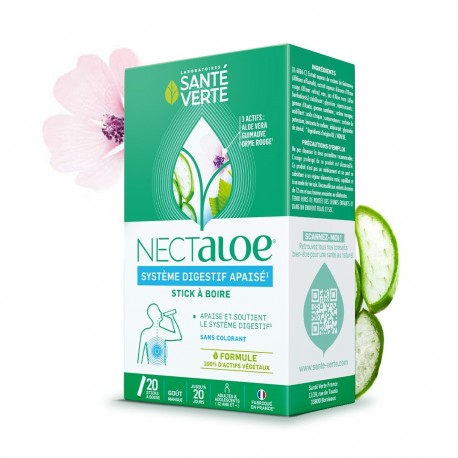 Santé Verte Nectaloe 20 Sticks 5060072734253