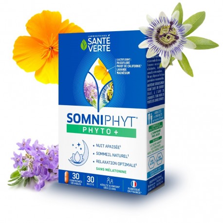 Santé Verte Somiphyt Phyto+ 30 Comprimés 3700695220338