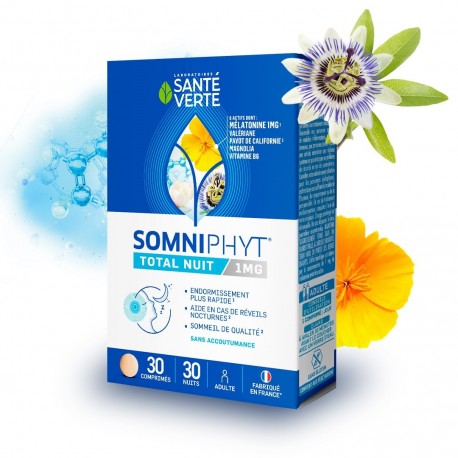 Santé Verte Somiphyt Total Night 1mg 30 Tablets 3700695220178