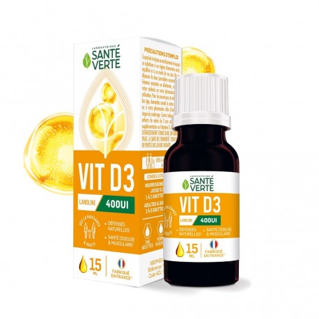 Santé Verte Vitamine D3 400UI 15 ml 3700695201481