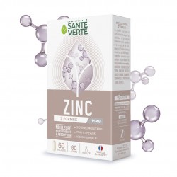 Santé Verte Zinc 15 mg 60 Gélules