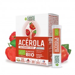 Santé Verte Acérola 1470 mg 20 Comprimés 3700695201337