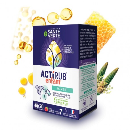 Santé Verte Actirub Enfant 20 Sachets 3700695220598