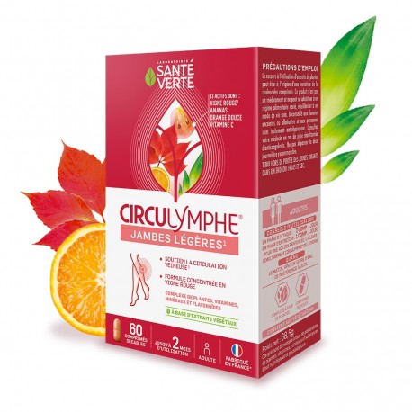 Santé Verte Circulymphe 60 Comprimés 5060072733805