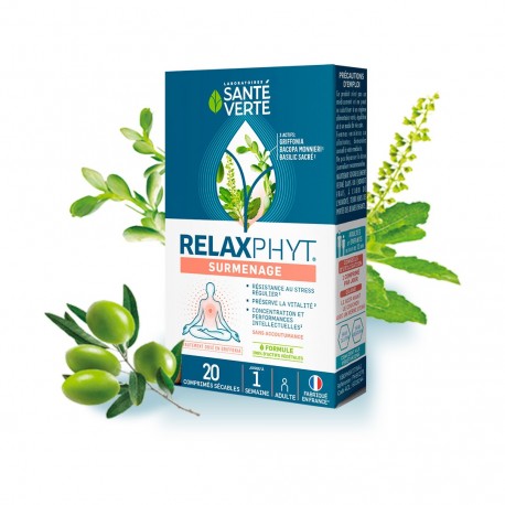 Santé Verte Relaxphyt Surmenage 20 Comprimés 5060072731566