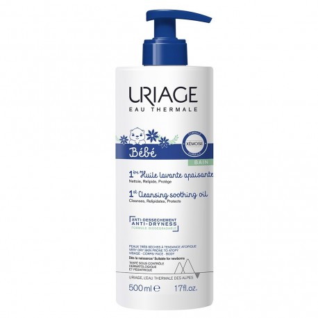 Uriage Bébé 1ère Huile Lavante Apaisante 500 ml 3661434008146