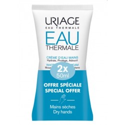 Uriage Water Hand Cream 2 x 50 ml
