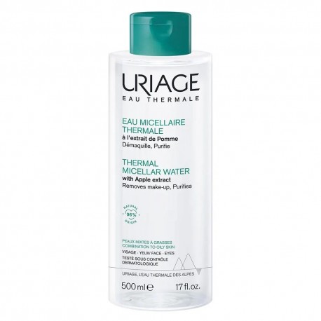 Uriage Eau Micellaire Thermale Peaux Mixtes à Grasses 500 ml 3661434009365