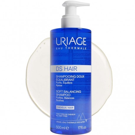 Uriage DS Hair Soft Balancing Shampoo 500 ml 3661434011962