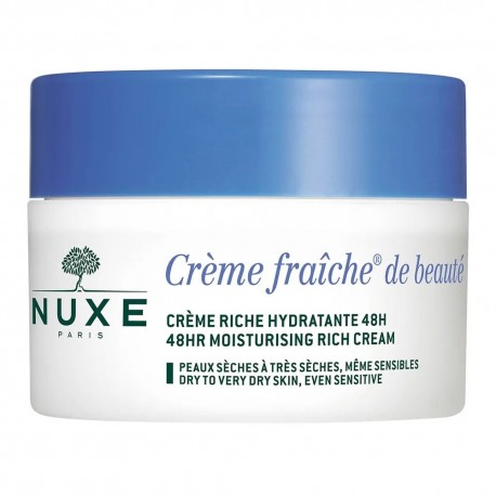 Nuxe Crème Fraîche de Beauté Crème Riche Hydratante 48H 50 ml 3264680029028