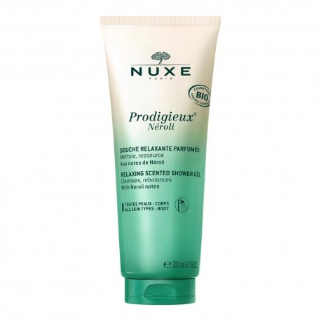 Nuxe Prodigieux Néroli Douche Relaxante Parfumée Bio 200 ml 3264680034268