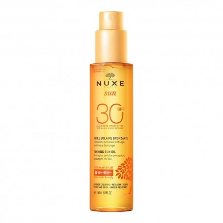 Nuxe Sun Huile Solaire Bronzante Haute Protection SPF30 150 ml 3264680007019
