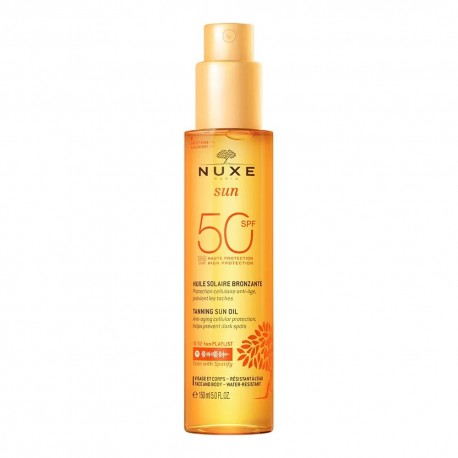 Nuxe Sun Huile Solaire Bronzante Haute Protection SPF50 150 ml 3264680032608