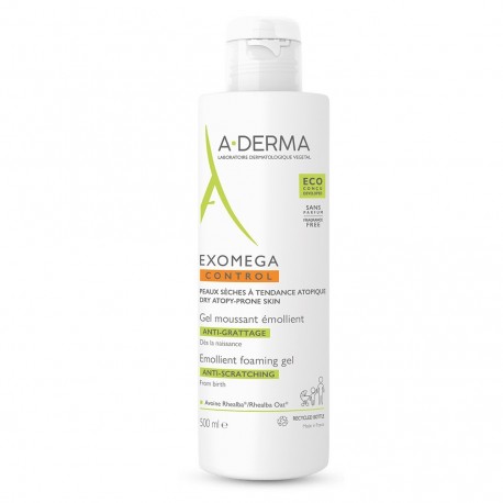 Aderma Exomega Control Gel Moussant Émollient Anti-Grattage 500 ml 3282770143744