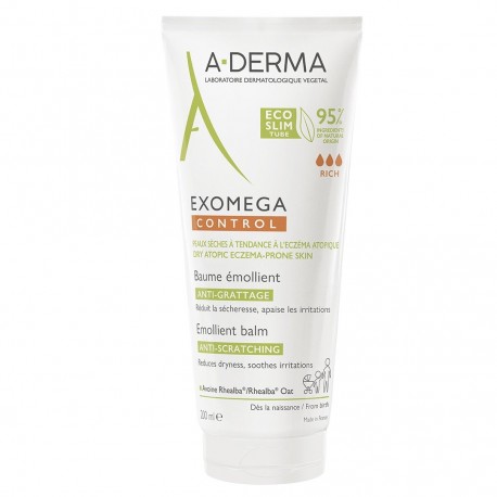 Aderma Exomega Control Baume Émollient Anti-Grattage 200 ml 3282770149715