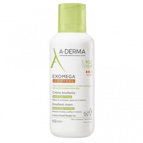 Aderma Exomega Control Emollient Cream Anti-Scratching 400 ml 3282770149685
