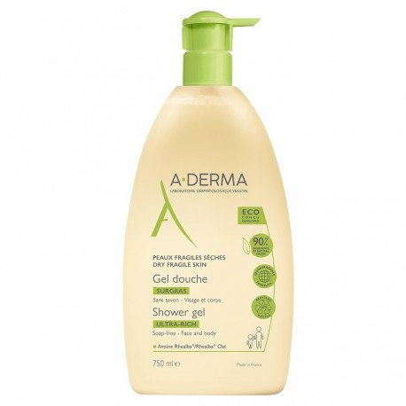Aderma Gel Douche Surgras 750 ml 3282770144079