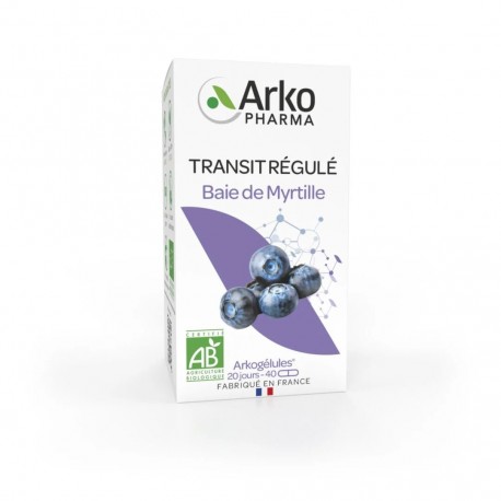 Arkogélules Baie de Myrtille Bio 40 Gélules 3578835502053