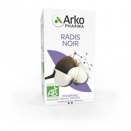 Arkogélules Radis Noir Bio 130 Gélules 3578835501964
