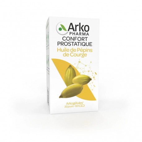 Arkogélules Huile de Pépins de Courge 60 Capsules 3578835502060