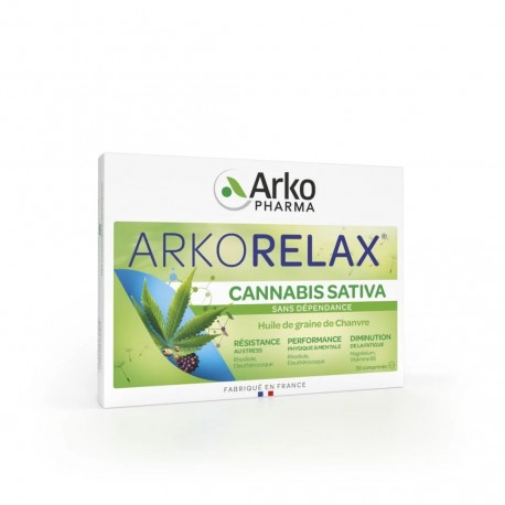 Arkopharma Arkorelax Cannabis Sativa 30 Comprimés 3578835503395