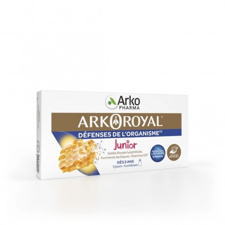 Arkopharma Arkoroyal Défenses de l'Organisme Junior 5 Unidoses 3578835500042