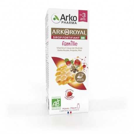 Arkopharma Arkoroyal Fortifying Syrup Junior Bio 140 ml 3578835500417