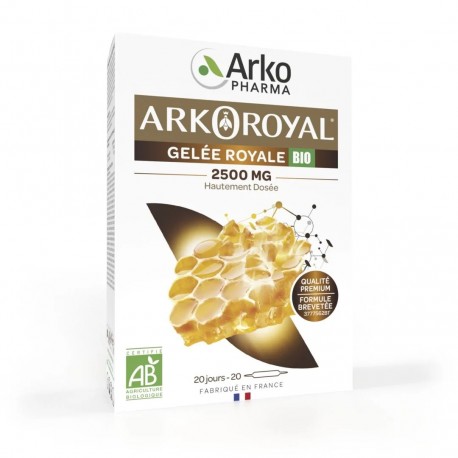 Arkopharma Arkoroyal Gelée Royale 2500 mg Bio 20 Ampoules 3578835503210