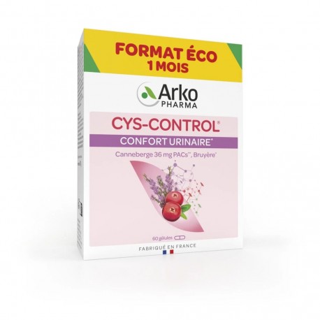 Arkopharma Cys-Control Confort Urinaire 60 Gélules 3401596137441