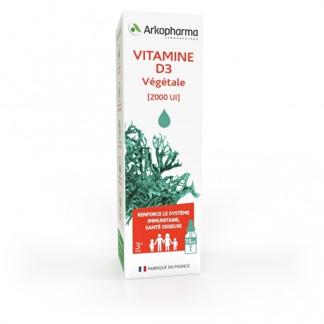 Arkopharma Vitamine D3 Végétale 15 ml 3578835503579