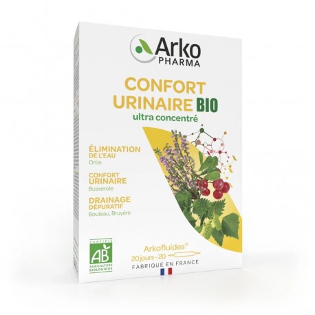 Arkopharma Arkofluides Confort Urinaire Bio 20 Ampoules 3578835500202