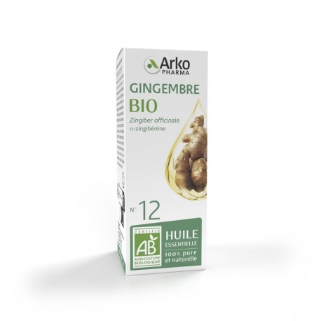Arkopharma Huile Essentielle Gingembre Bio 10 ml 3578835501490