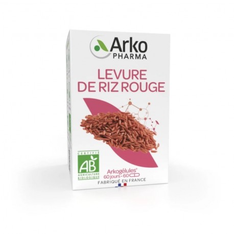 Arkogélules Levure de Riz Rouge Bio 60 Gélules 3578835503807