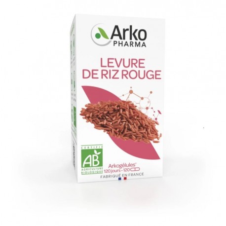 Arkogélules Levure de Riz Rouge Bio 120 Gélules 3578835503791