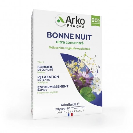 Arkopharma Arkofluides Bonne Nuit 20 Ampoules 3578835503913