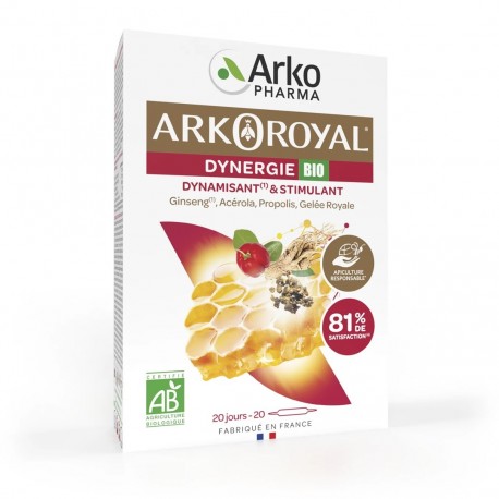 Arkopharma Arkoroyal Dynergie Bio 20 Vials 3578835504422
