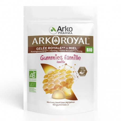Arkopharma Arkoroyal Gummies Famille Bio 60 Gummies 3578835504224