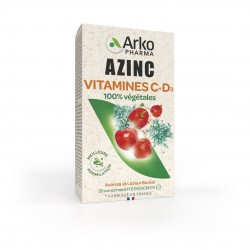 Arkopharma Azinc Vitamins C + D3 20 Effervescent Tablets 3578835504088