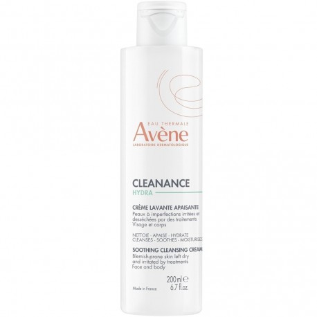 Avène Cleanance Hydra Crème Lavante Apaisante 200 ml 3282770390476